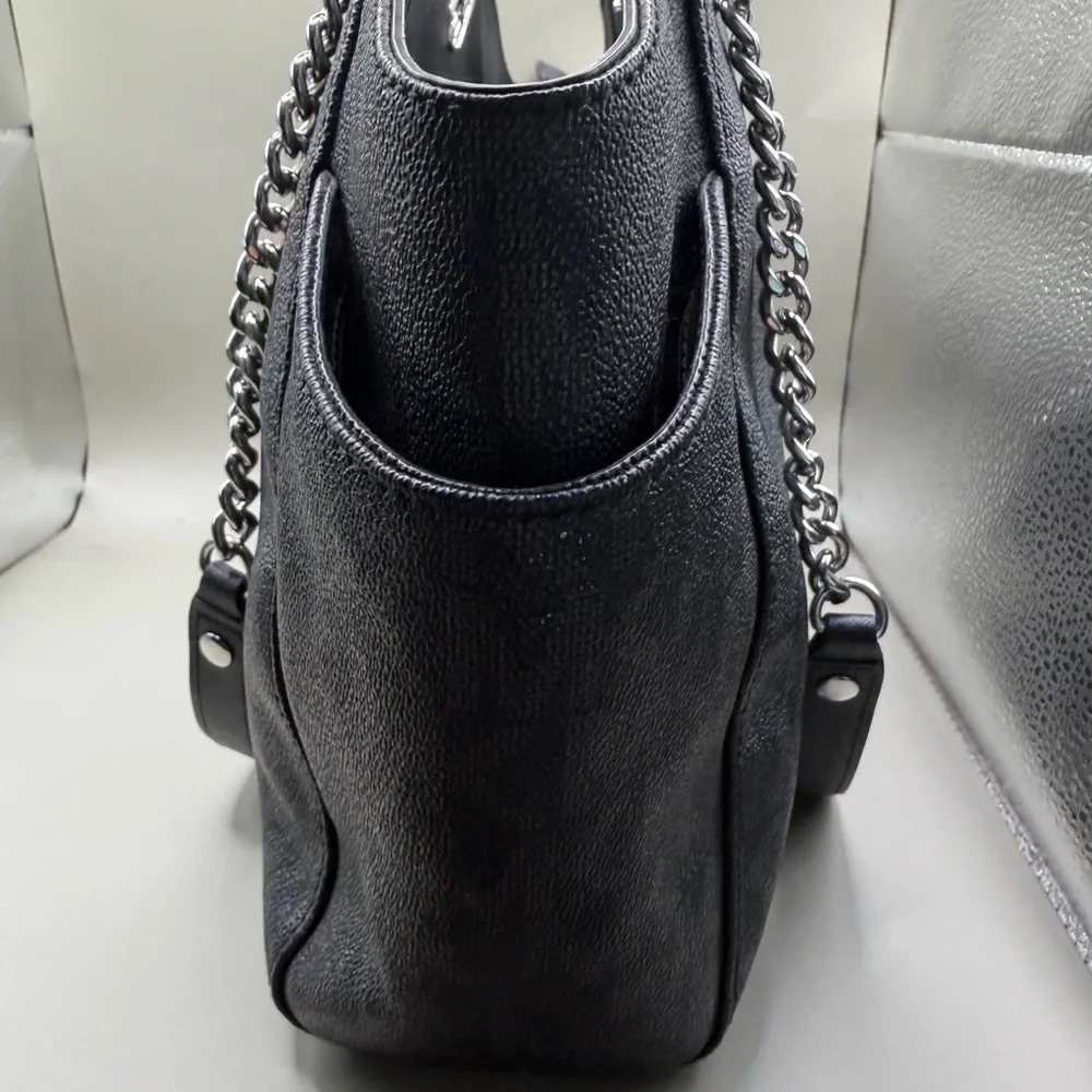 Michael Kors Jet Set Large Signature Logo Shoulder Bag - Picture 4 of 9